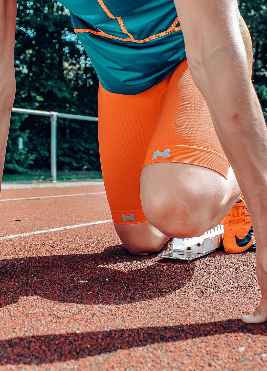 PRO Sport Compression Shorts Oranje - Image 3